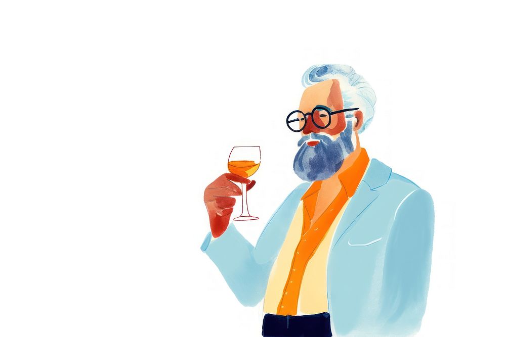 Drinking portrait glass adult. AI generated Image by rawpixel.