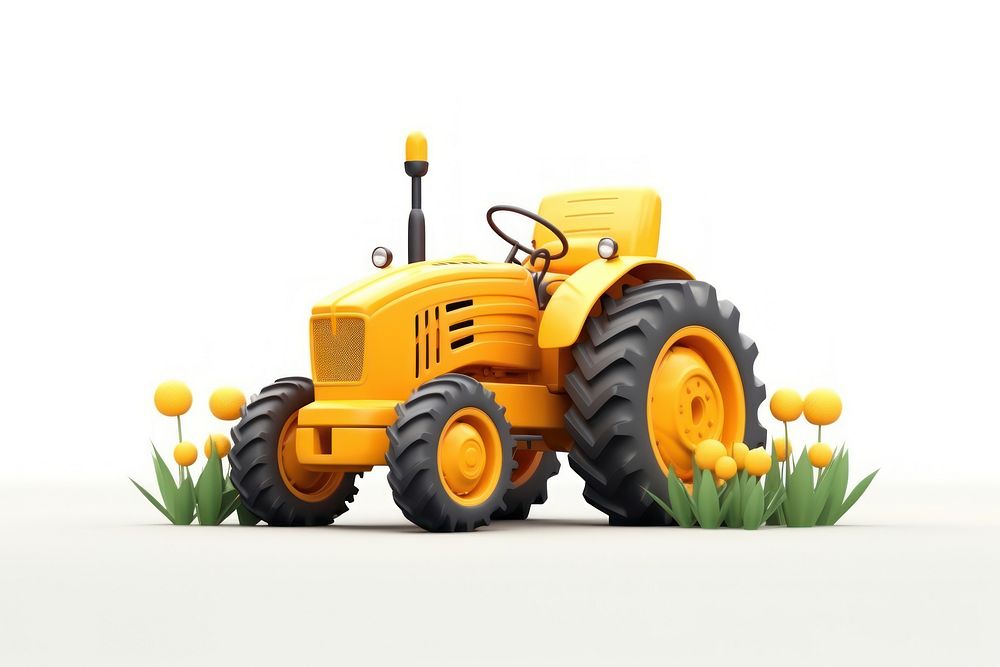 Tractor agriculture  vehicle. AI generated Image by rawpixel.
