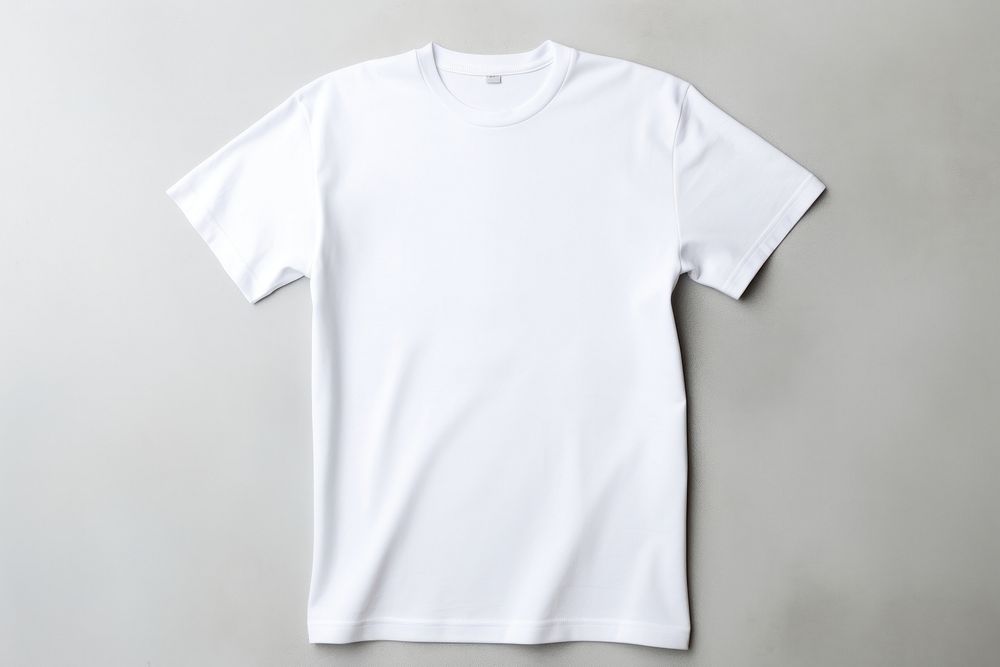 T-shirt sleeve white coathanger. AI | Premium Photo - rawpixel