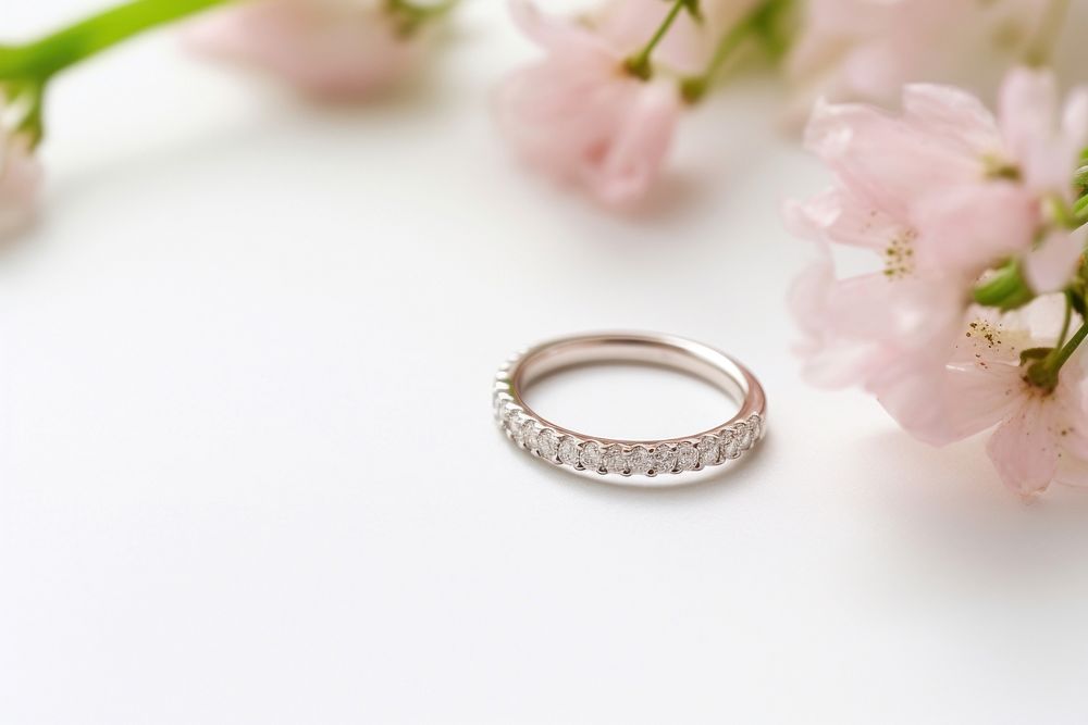 Ring diamond jewelry wedding. AI generated Image by rawpixel.