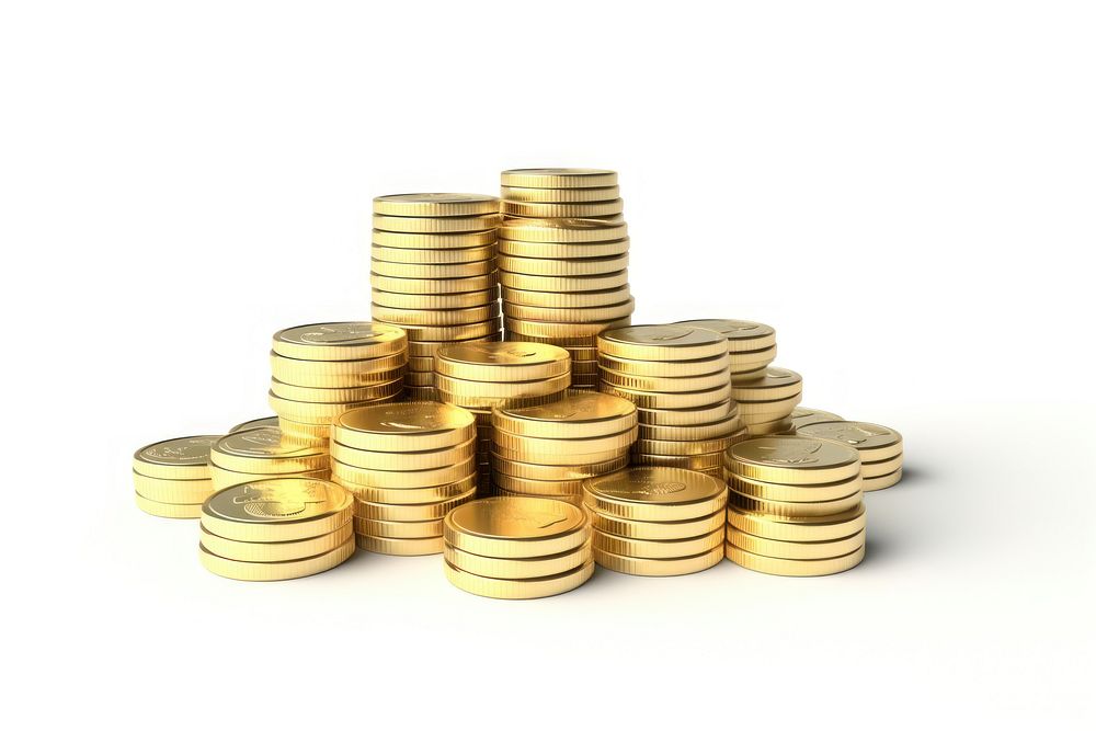 Coin backgrounds money gold. AI generated Image by rawpixel.