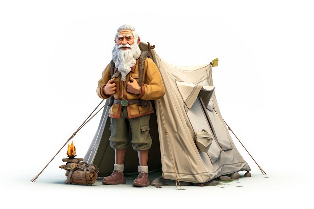 Adult tent white background wrinkled. AI generated Image by rawpixel.
