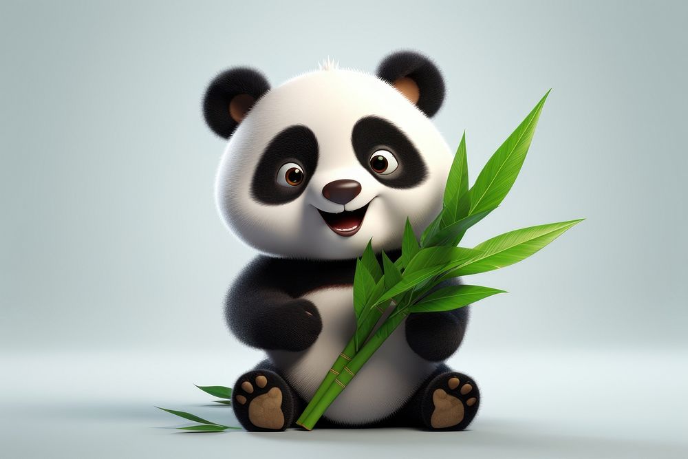 Mammal bamboo panda bear. AI generated Image by rawpixel.