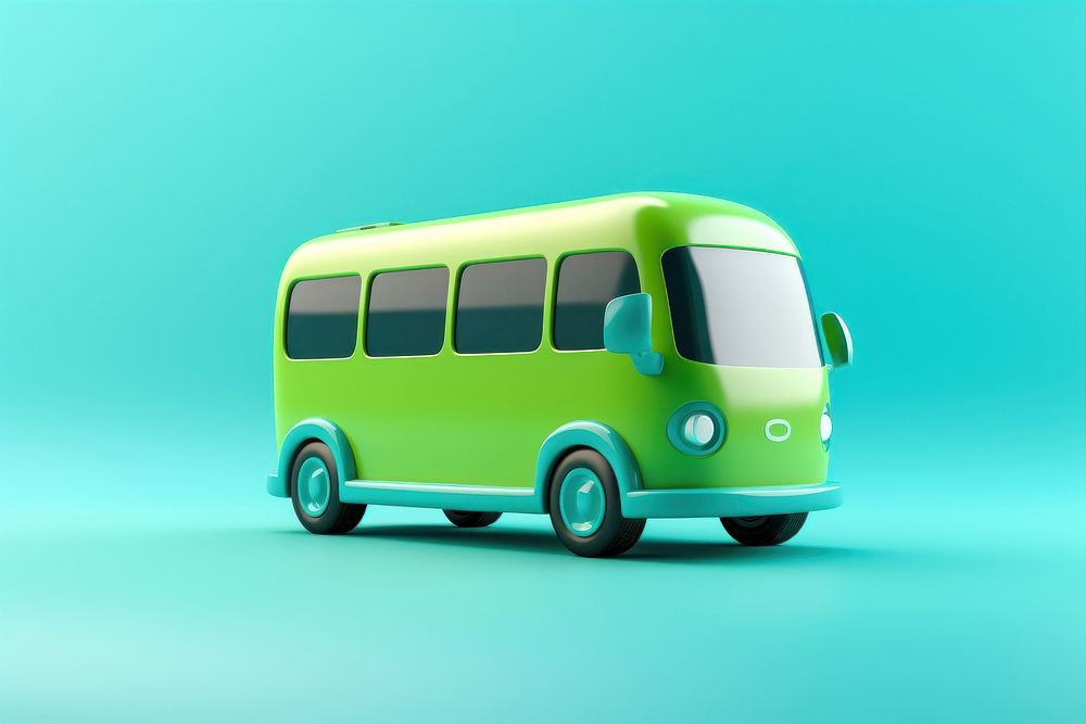 Bus vehicle minibus car. AI generated Image by rawpixel.