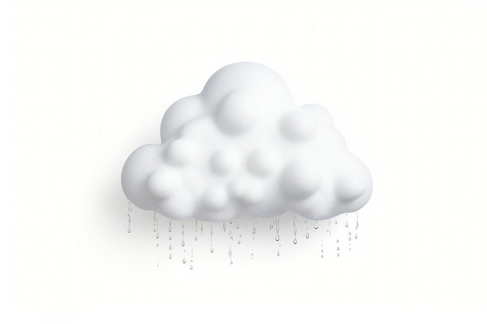 Cloud white drop rain. AI generated Image by rawpixel.