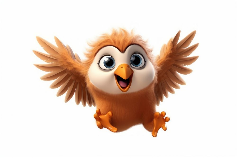 Animal flying cute bird. AI generated Image by rawpixel.
