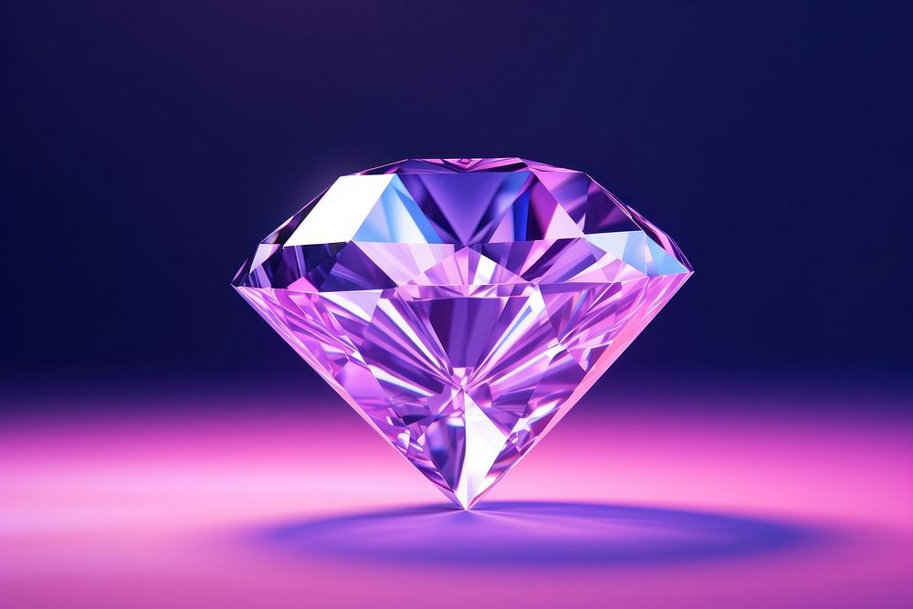 Diamond gemstone crystal jewelry. AI generated Image by rawpixel.