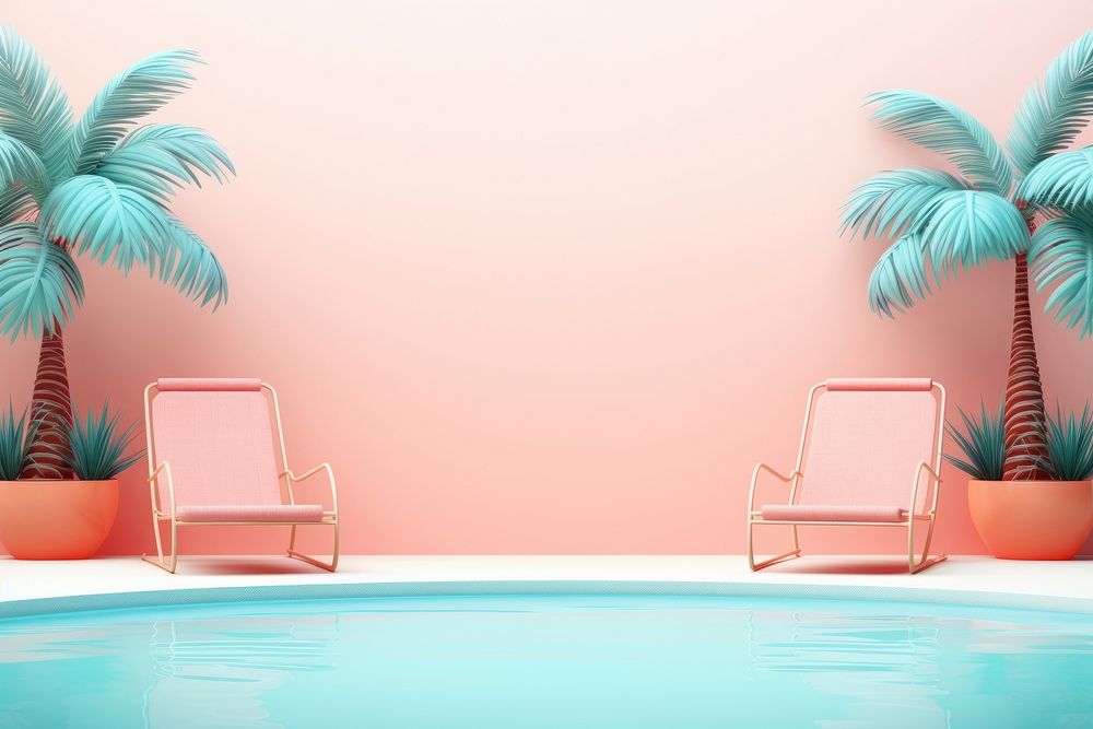 Furniture outdoors summer nature. AI generated Image by rawpixel.