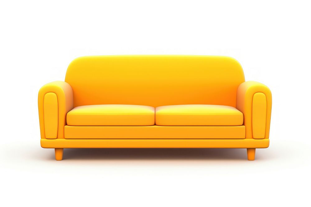 Furniture chair sofa white background. AI generated Image by rawpixel.