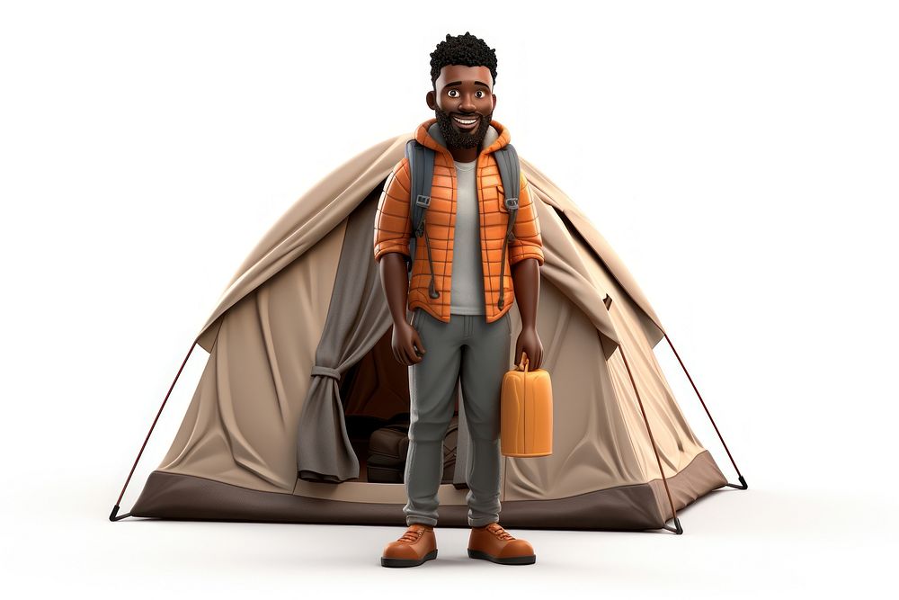 Adult tent outdoors camping. AI generated Image by rawpixel.
