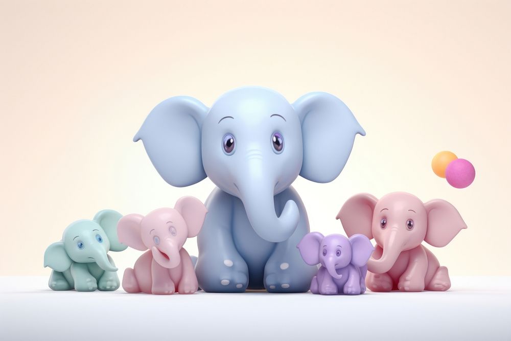 Elephant animal mammal cute. AI generated Image by rawpixel.