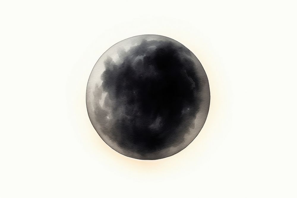 Moon white background astronomy dishware. AI generated Image by rawpixel.