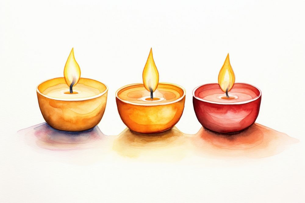 Candle fire illuminated creativity. AI generated Image by rawpixel.