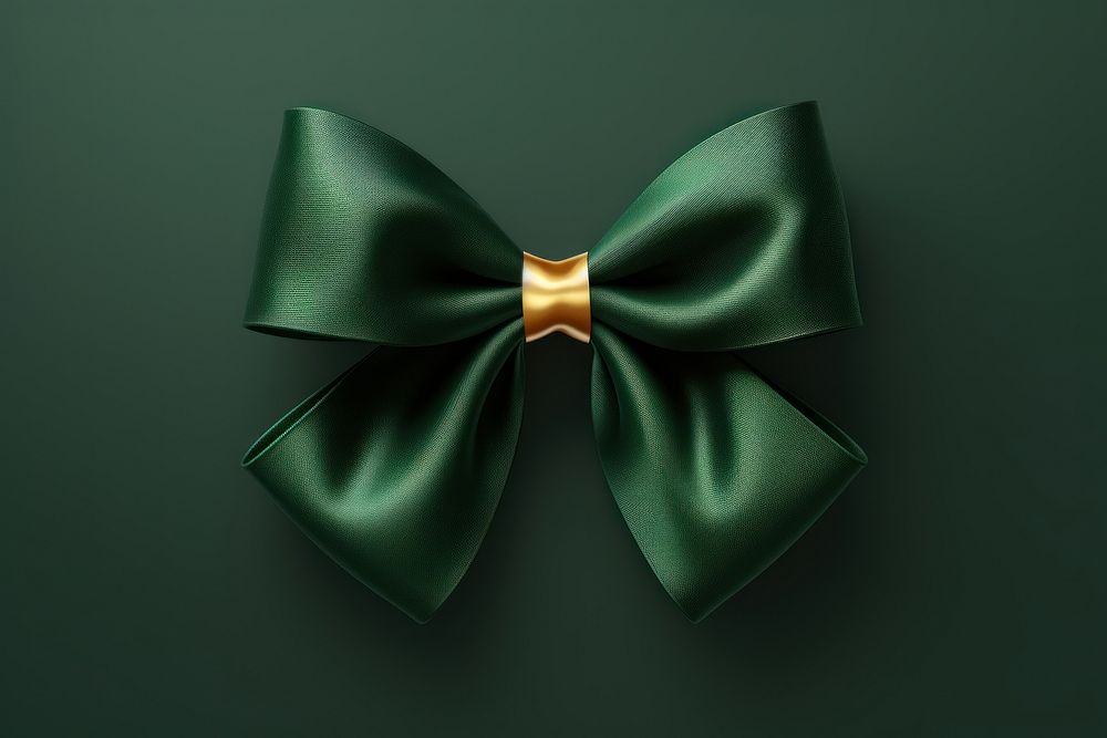 Jewelry ribbon green gold. AI generated Image by rawpixel.