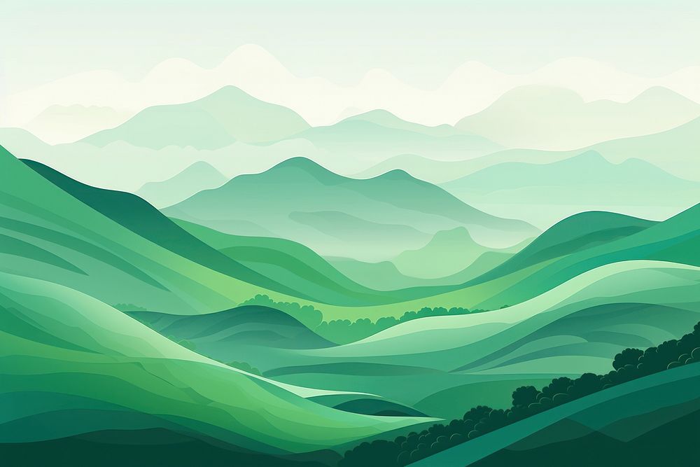 Landscape green backgrounds outdoors. AI generated Image by rawpixel.