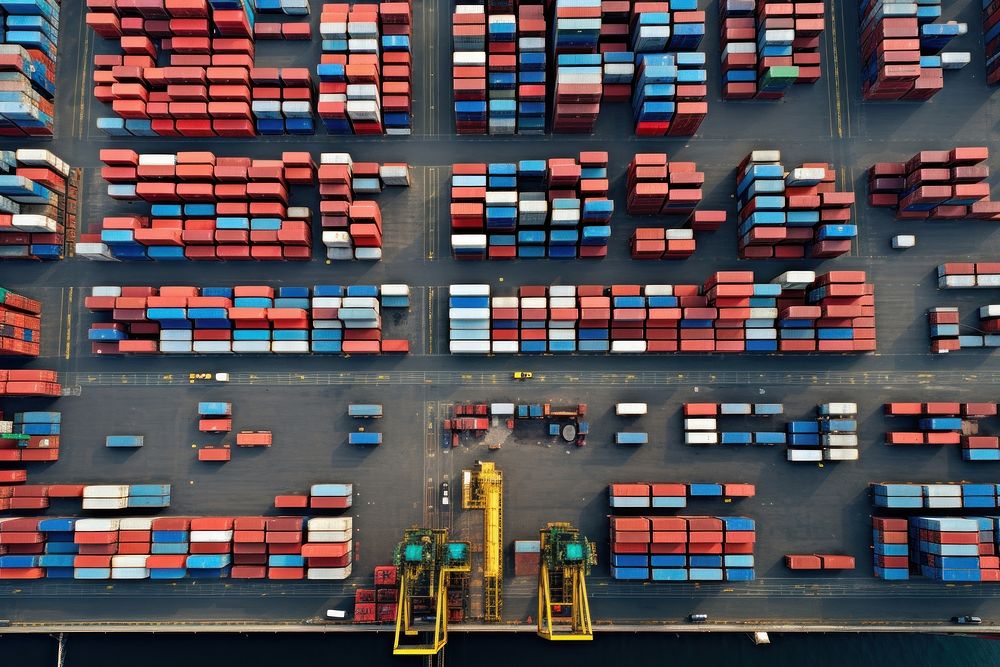Container architecture backgrounds delivering. AI generated Image by rawpixel.