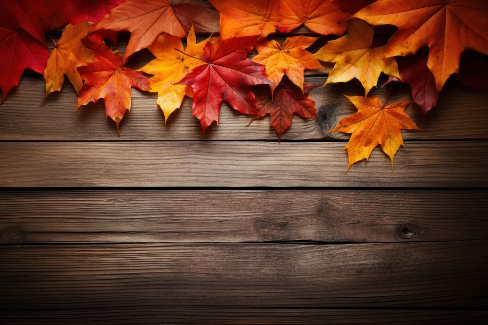Maple backgrounds autumn leaves. AI generated Image by rawpixel.