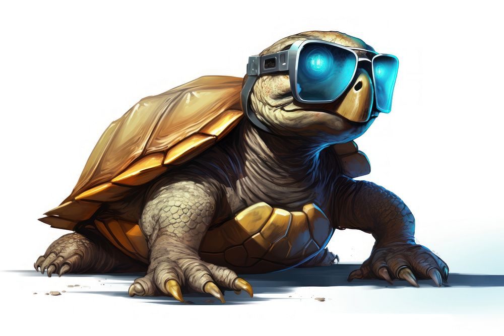 Reptile animal turtle accessories. AI generated Image by rawpixel.