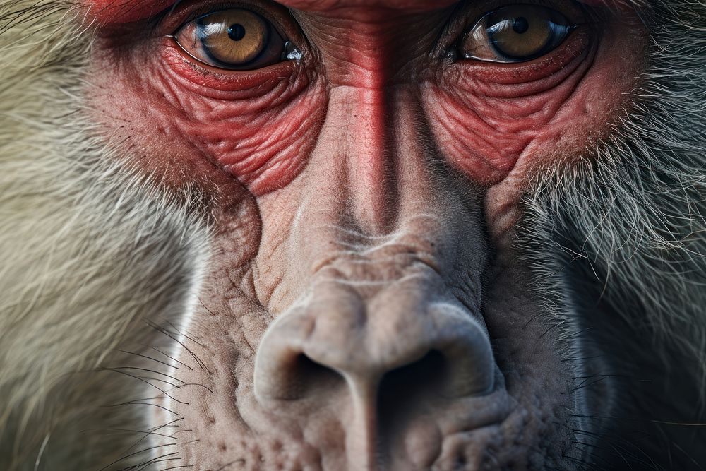 Wildlife animal monkey mammal. AI generated Image by rawpixel.