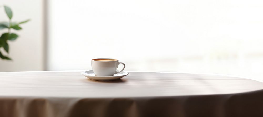 Coffee table furniture saucer. AI generated Image by rawpixel.