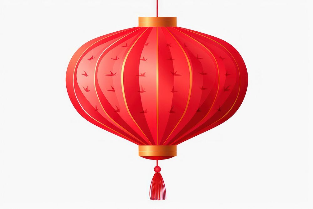 Lantern balloon white background chinese lantern. 