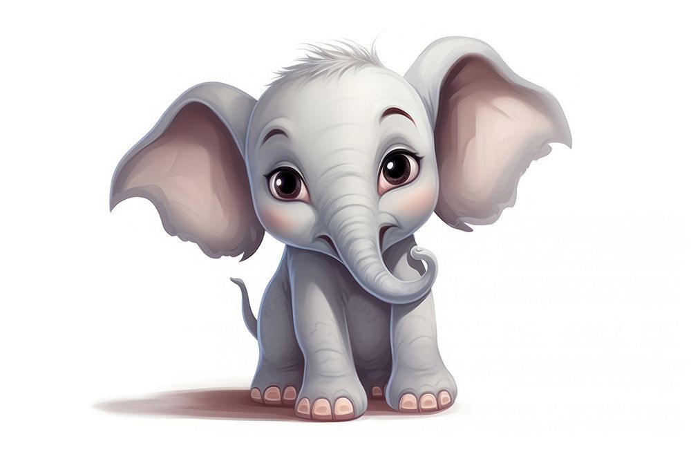 Elephant mammal animal cute. AI generated Image by rawpixel.