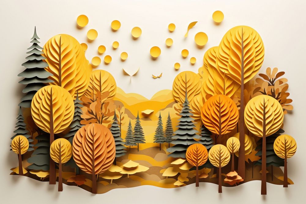 Forest plant leaf art. AI generated Image by rawpixel.