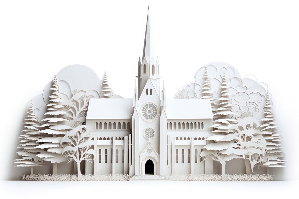 Architecture building church white. AI generated Image by rawpixel.