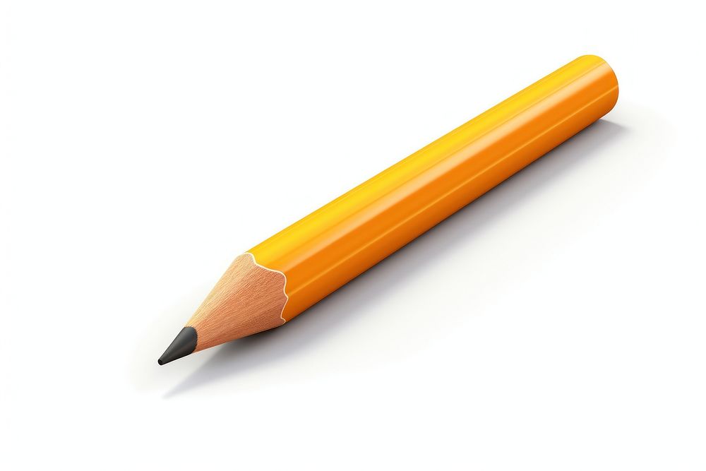 Pencil white background eraser rubber. AI generated Image by rawpixel.