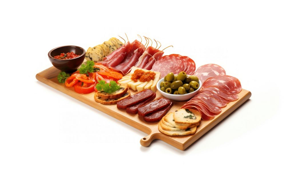 Tapas food meat pork. AI Free Photo rawpixel