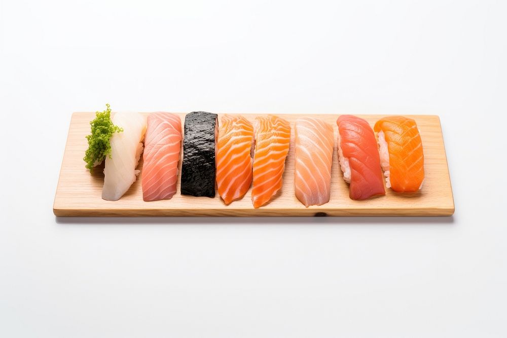 Salmon seafood sushi meal. AI generated Image by rawpixel.
