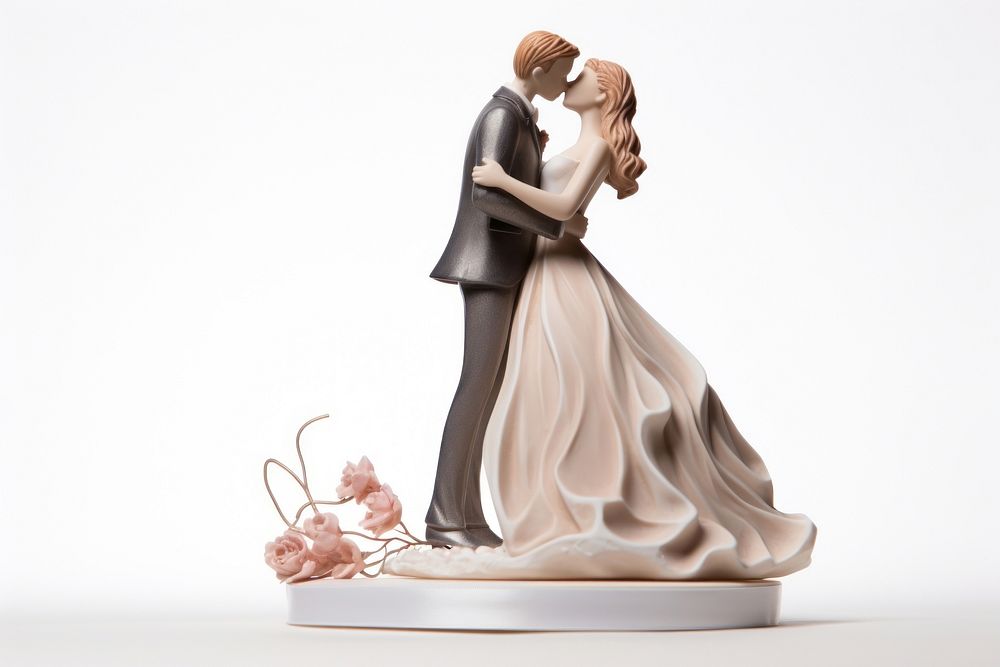 Figurine wedding bride adult. AI generated Image by rawpixel.