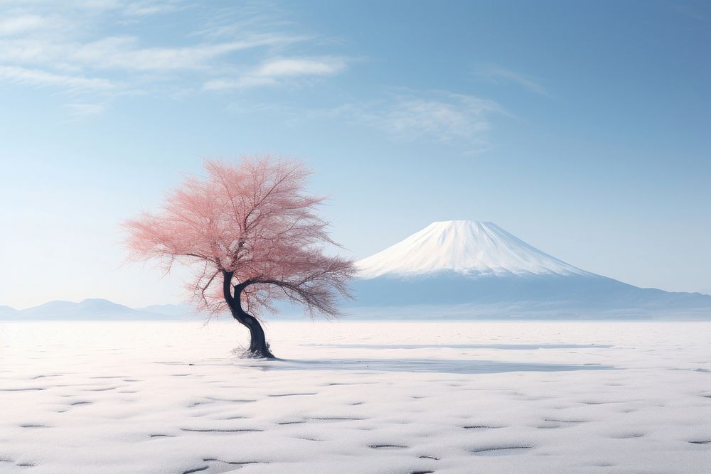 Landscape outdoors nature winter. AI generated Image by rawpixel.