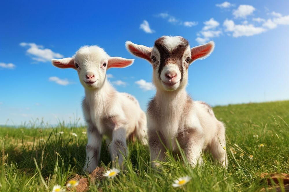 Livestock outdoors pasture grazing. 