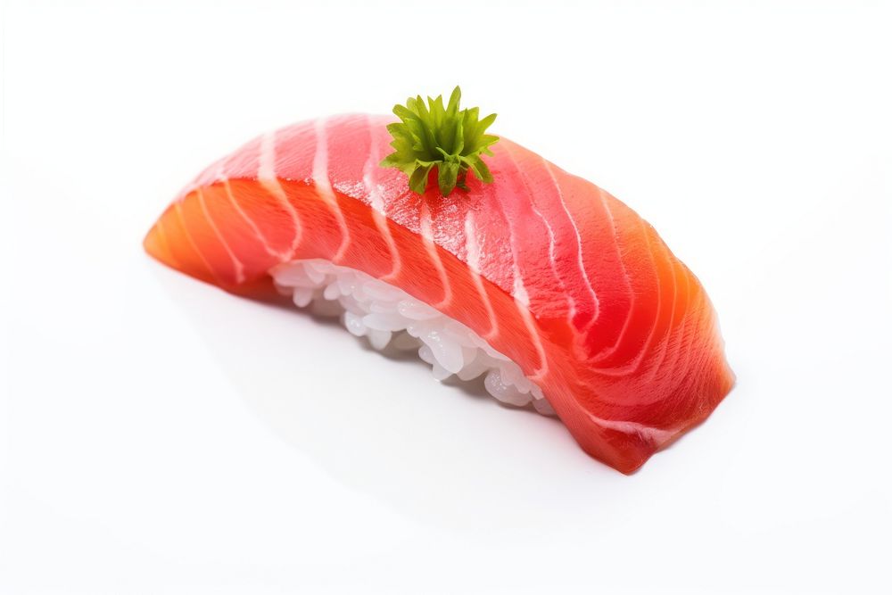 Sushi seafood salmon rice. AI generated Image by rawpixel.