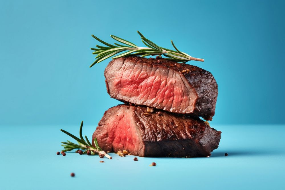 Beef meat food vegetable. AI generated Image by rawpixel.