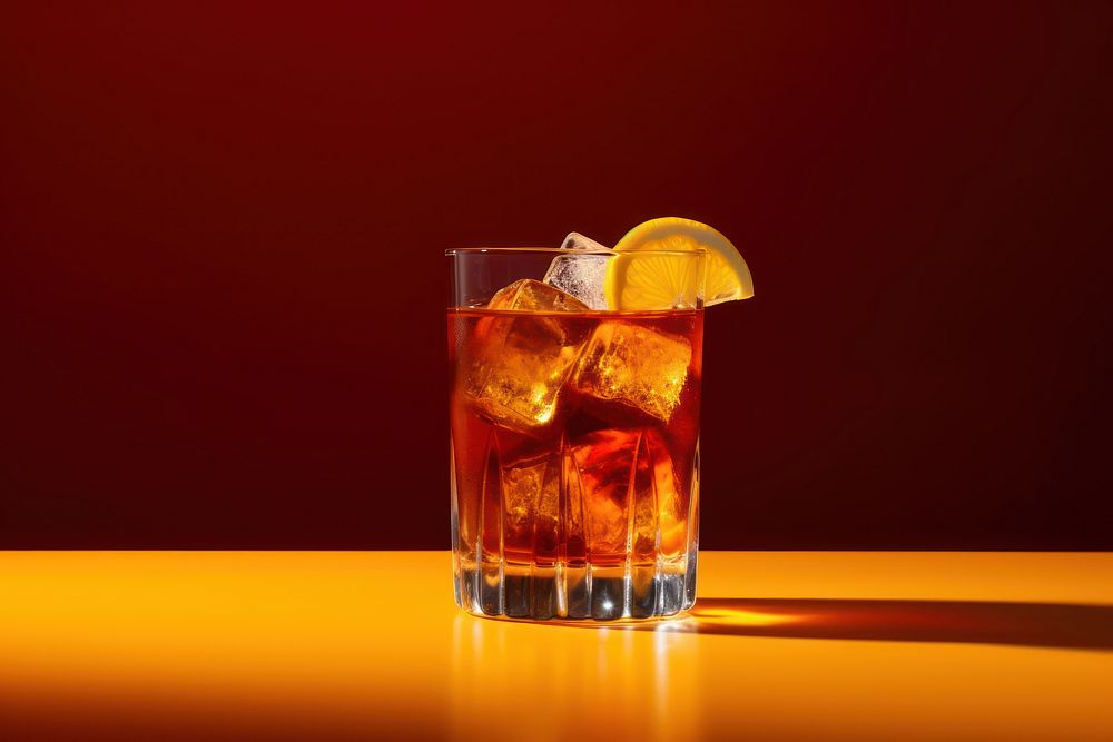 Cocktail drink glass soda. AI generated Image by rawpixel.