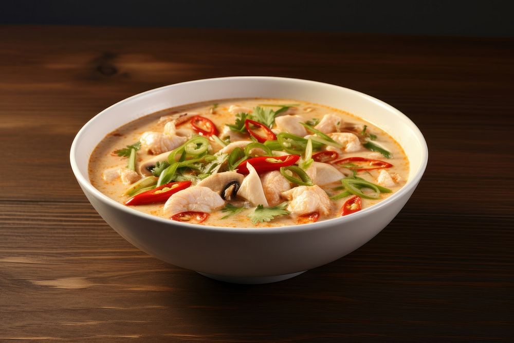 Soup food meal dish. AI generated Image by rawpixel.