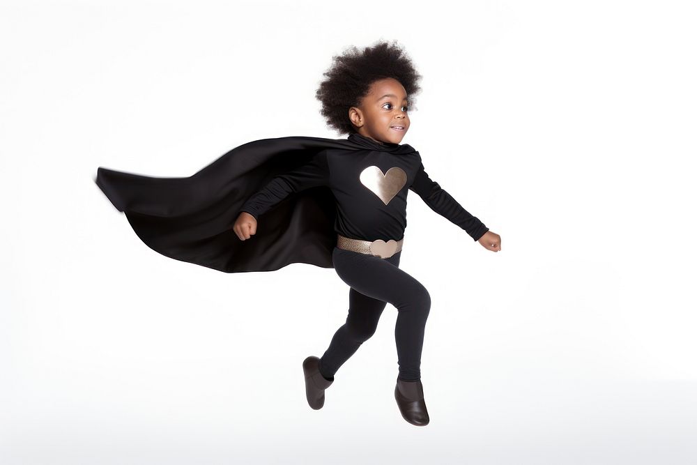 Dancing costume child black. AI generated Image by rawpixel.