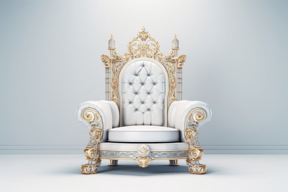 Throne furniture armchair luxury. 