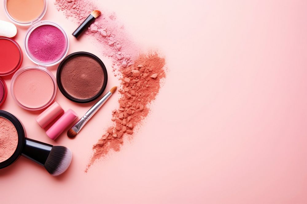 Cosmetics lipstick makeup pink. 