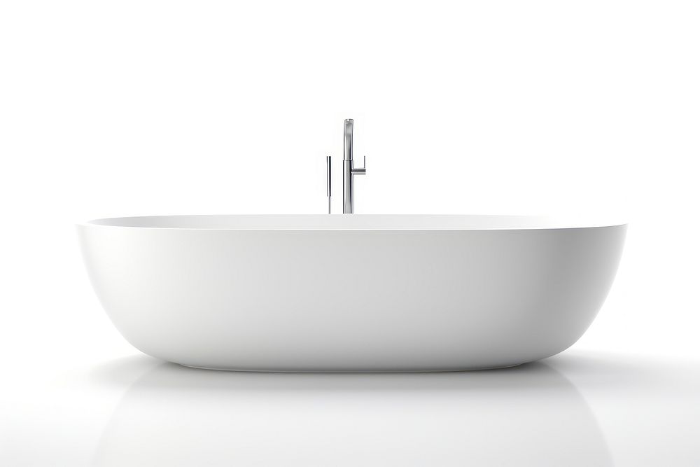 Bathtub white white background simplicity. 