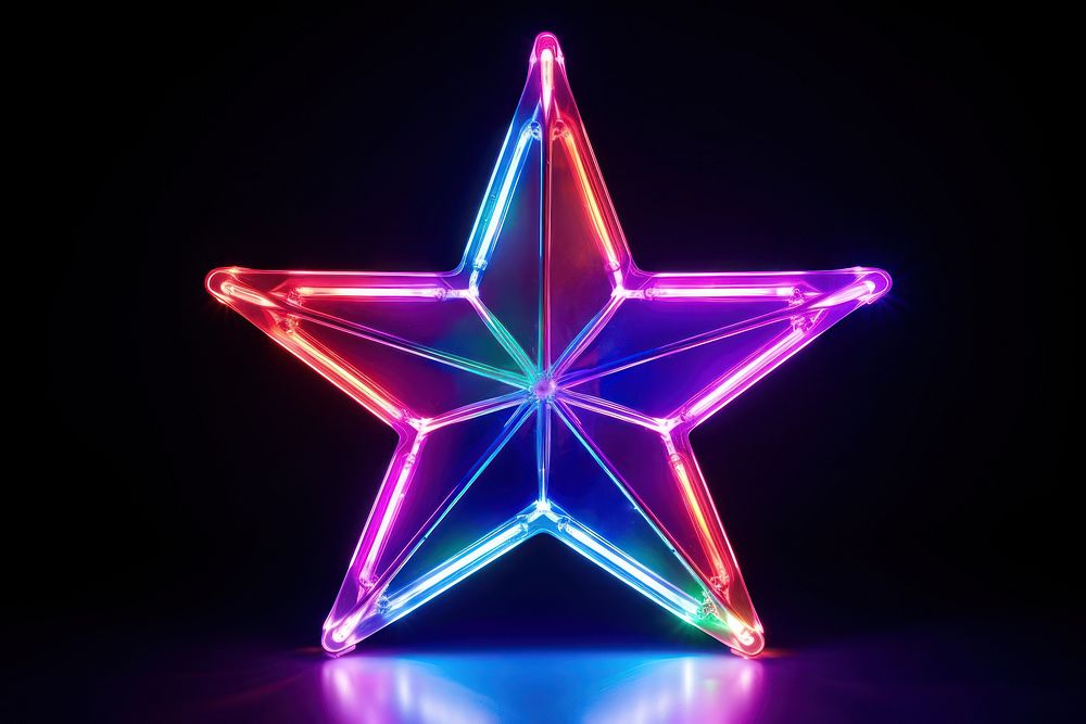 Neon purple symbol light. AI generated Image by rawpixel.