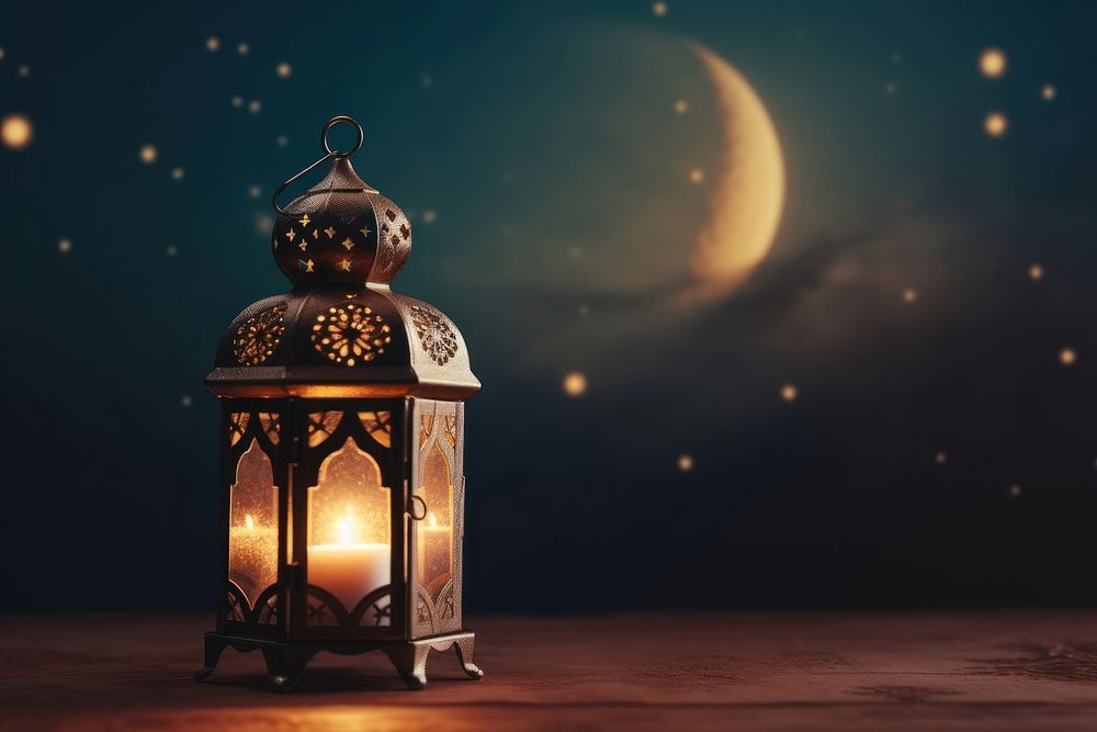 Night lantern, eid mubarak. 