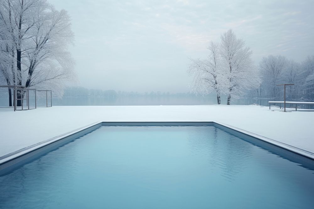 Outdoors winter nature snow. AI generated Image by rawpixel.
