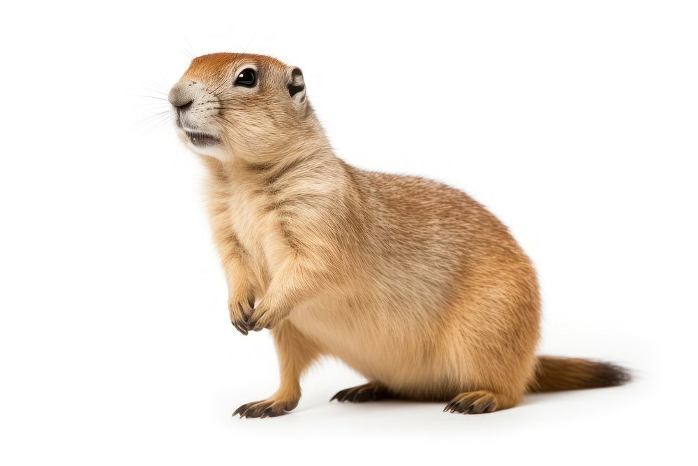 Prairie dog squirrel animal mammal. AI generated Image by rawpixel.