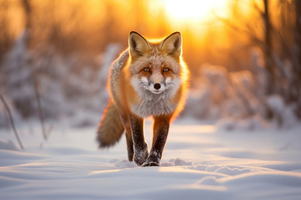 Fox wildlife animal mammal. 