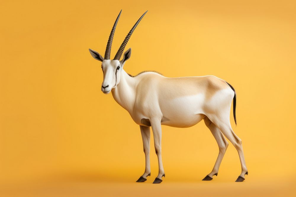 Wildlife animal mammal horned. AI generated Image by rawpixel.