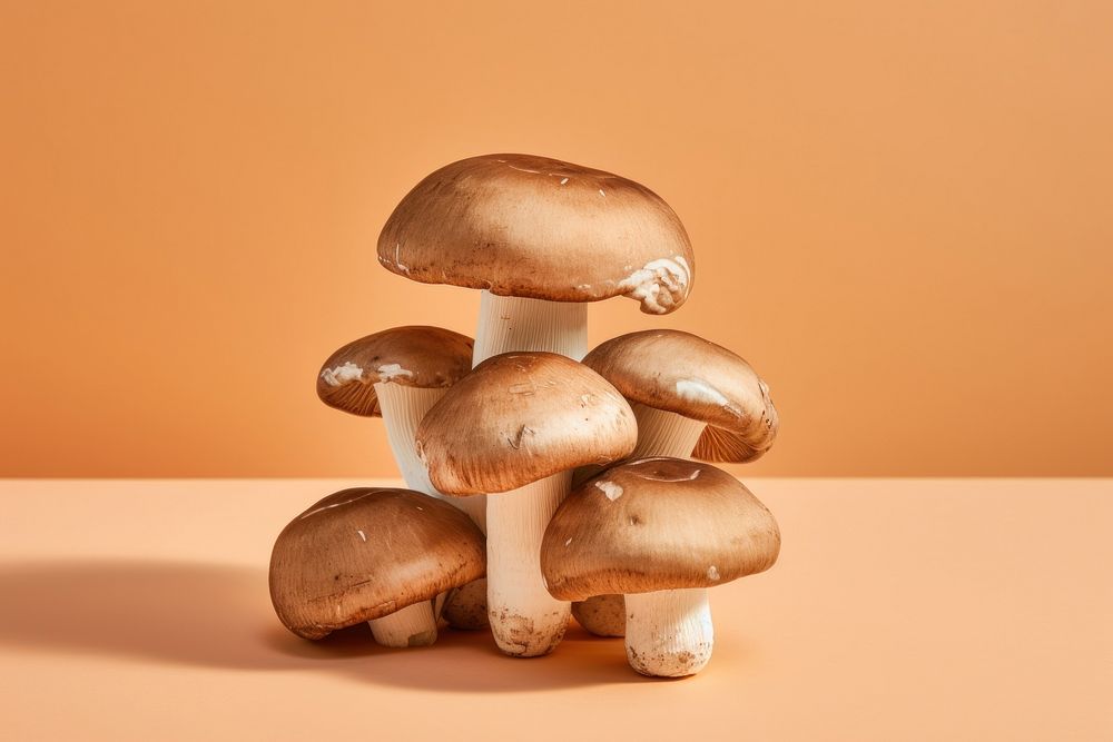 Shiitake mushroom fungus plant. AI generated Image by rawpixel.