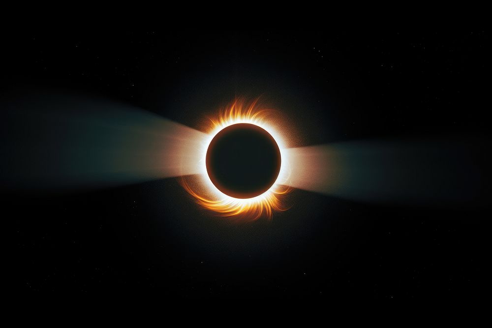 Eclipse astronomy outdoors nature. AI generated Image by rawpixel.